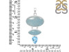 Aquamarine/Blue Topaz Pendant-2SP AQM-1-95
