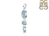 Aquamarine/Blue Topaz Pendant-2SP AQM-1-95