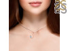 Aquamarine & White Topaz Alphabet U Pendant AQM-RDA-99.
