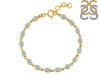 Aquamarine Bracelet AQM-RDB-117-CUT.