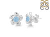 Aquamarine Stud Earring AQM-RDE-1.