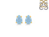 Aquamarine Stud Earring AQM-RDE-1174.