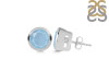 Aquamarine Stud Earring AQM-RDE-1433.