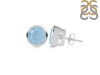 Aquamarine Stud Earring AQM-RDE-1243.
