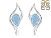 Aquamarine Stud Earring AQM-RDE-13.