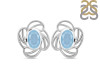 Aquamarine Stud Earring AQM-RDE-14.