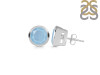 Aquamarine Stud Earring AQM-RDE-1244.