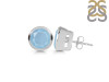 Aquamarine Stud Earring AQM-RDE-1434.