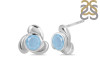 Aquamarine Stud Earring AQM-RDE-3.