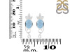 Aquamarine Stud Earring AQM-RDE-4.