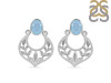 Aquamarine Stud Earring AQM-RDE-51.