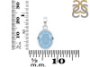 Aquamarine Pendant AQM-RDP-471.