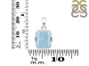 Aquamarine Pendant AQM-RDP-791.