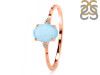 Aquamarine & White Topaz Ring AQM-RDR-1938-A.
