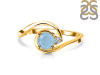 Aquamarine & White Topaz Ring AQM-RDR-2622.