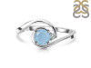Aquamarine & White Topaz Ring AQM-RDR-2622.