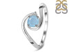 Aquamarine & White Topaz Ring AQM-RDR-2622.