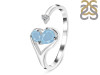 Aquamarine & White Topaz Ring AQM-RDR-2675.