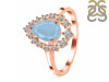 Aquamarine & White Topaz Ring AQM-RDR-2770.