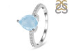Aquamarine & White Topaz Ring AQM-RDR-2860.