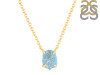 Aquamarine Raw Crystal Necklace AQM-RN-200.