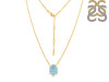 Aquamarine Raw Crystal Necklace AQM-RN-200.