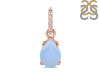 Aquamarine & White Topaz Pendant AQM-RP-76.
