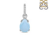 Aquamarine & White Topaz Pendant AQM-RP-76.