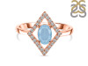 Aquamarine & White Topaz Ring AQM-RR-134.