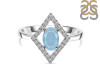 Aquamarine & White Topaz Ring AQM-RR-134.