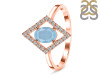 Aquamarine & White Topaz Ring AQM-RR-134.