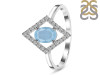 Aquamarine & White Topaz Ring AQM-RR-134.