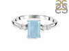 Aquamarine & White Topaz Ring AQM-RR-139.