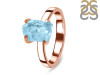 Aquamarine Raw Crystal Ring  AQM-RR-200.