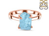 Aquamarine Raw Crystal Ring  AQM-RR-200.