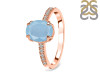 Aquamarine & White Topaz Ring AQM-RR-207.