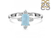 Aquamarine & White Topaz Ring AQM-RR-275.
