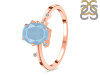 Aquamarine & White Topaz Ring AQM-RR-318.