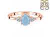 Aquamarine & White Topaz Ring AQM-RR-335.