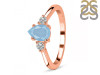 Aquamarine & White Topaz Ring AQM-RR-335.