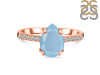 Aquamarine & White Topaz Ring AQM-RR-344A.