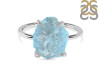 Aquamarine Raw Crystal Ring AQM-RR-347.