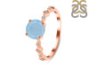 Aquamarine & White Topaz Ring AQM-RR-426.
