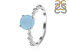 Aquamarine & White Topaz Ring AQM-RR-426.
