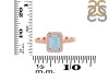 Aquamarine & White Topaz Ring AQM-RR-432.