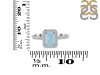 Aquamarine & White Topaz Ring AQM-RR-432.