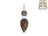 Astrophyllite/Smoky Pendant-2SP AST-1-109
