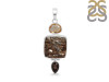 Astrophyllite/Citrine/Smoky Pendant-2SP AST-1-86