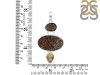 Astrophyllite/Citrine/Smoky Pendant-2SP AST-1-93