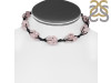 Rose Quartz Beaded Necklace BDD-12-1613